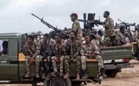 الجيش الصومالى وقوات “أفريكوم” ينفذان عملية عسكرية ضد داعش فى جبال “برى”