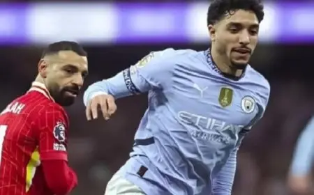 صلاح يتفوق على مرموش ويقود ليفربول للفوز على مان سيتى بهدفين نظيفين