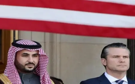 وزيرا الدفاع السعودى والأمريكى يبحثان التعاون فى واشنطن