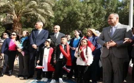 وزير التعليم ومحافظ أسوان وممثلة “يونيسف”والسفير الإيطالى يتفقدون عددًا من المدارس