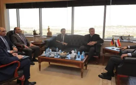 وزير السياحة يلتقى سفير ألمانيا بالقاهرة لبحث أطر التعاون السياحى المستقبلية بين البلدين