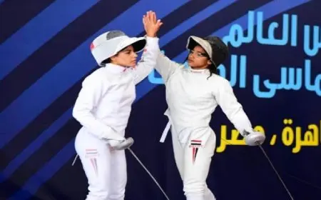 اختتام منافسات بطولة كأس العالم للخماسى الحديث بالقاهرة بمشاركة 4 مصريين و4 مصريات