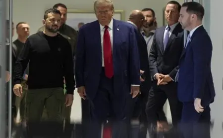 ترامب وزيلينسكى يلتقيان يوقعان اتفاق حول الموارد الطبيعية الأوكرانية