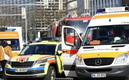 الشرطة الألمانية: مقتل شخص وإصابة آخرين إثر وقوع حادث دهس بمدينة “مانهايم” غربى البلاد