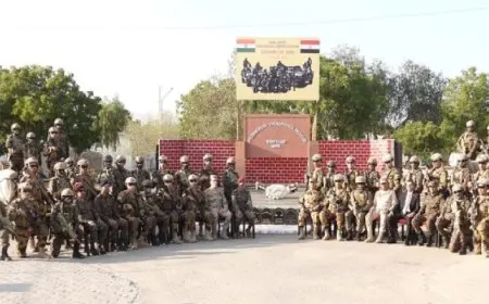 ختام فعاليات التدريب المصرى الهندى المشترك “إعصار- 3”