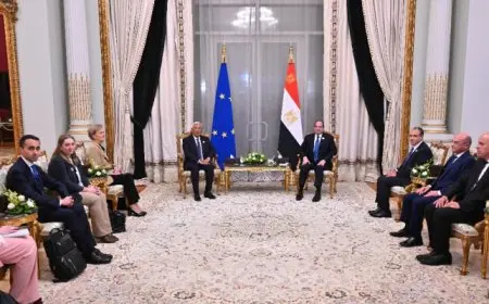 الرئيس السيسى ورئيس المجلس الأوروبى يشددان على ضرورة نفاذ المساعدات الكافية لغزة دون عراقيل