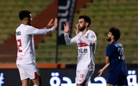 الزمالك يهزم إنبى بثلاثية ويستعيد المركز الثالث 