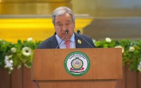 جوتيريش أمام القمة العربية: المساعدات غير قابلة للتفاوض ويجب تجنب استئناف الأعمال العدائية بغزة