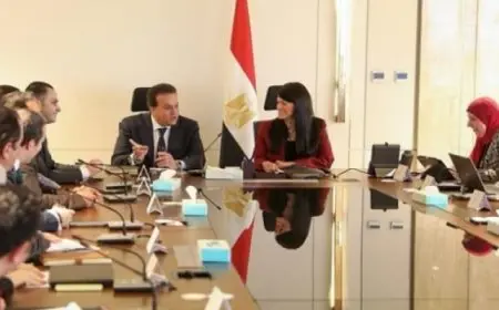 عبد الغفار والمشاط يناقشان الخطة الاستثمارية لوزارة الصحة