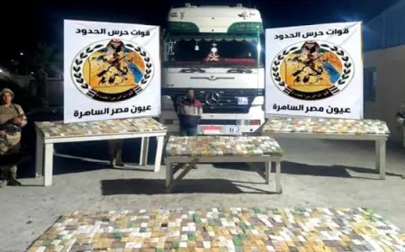 بال وال.. قوات حرس الحدود تواصل نجاحاتها فى إحباط محاولات التهريب على مختلف الاتجاهات الإستراتيجية للدولة