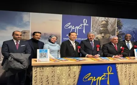 وزير السياحة وعمدة طوكيو يفتتحان رسميا معرض رمسيس وذهب الفراعنة