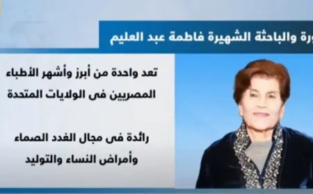 بال – بعد نشر نيويورك تايمز خبر رحيلها.. قناة النيل للأخبار تبث تقريراً عن العالمة المصرية فاطمة عبد العليم