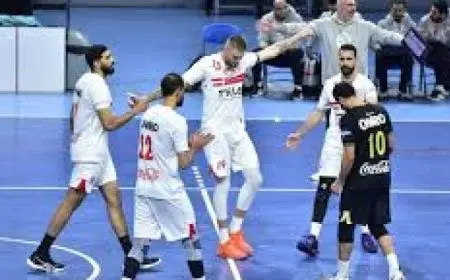 الزمالك يهزم سبورتنج ويتأهل لمواجهة الأهلى فى نهائى سوبر رجال الطائرة