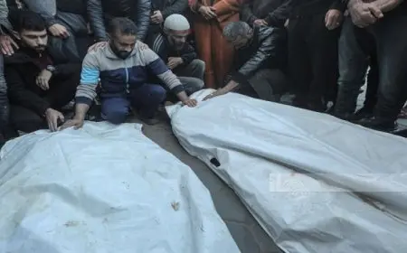 شهيدان إثر قصف طائرة إسرائيلية مسيرة مجموعة من الفلسطينيين شرق رفح