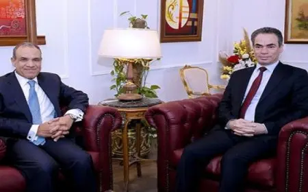 وزير الخارجية يزور التليفزيون المصرى ويشيد بدور ماسبيرو ومكانته الشامخة