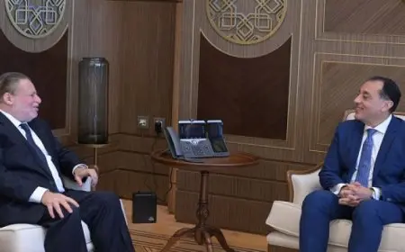 رئيس الوزراء يبحث مع محافظ البنك المركزى المُستجدات الخاصة بالتدفقات الدولارية