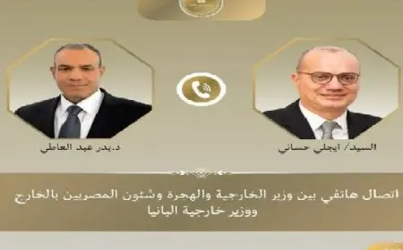 وزير الخارجية يتطلع لاستمرار التنسيق المشترك لدفع علاقات التعاون الثنائى بين مصر وألبانيا