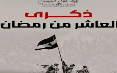 الرئيس السيسى : تحية لشعب مصر الذى يواصل مسيرة البناء بعزم وشموخ