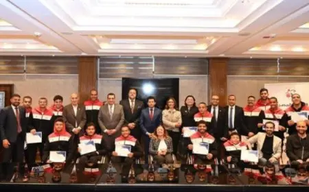 وزير الرياضة يستقبل منتخب السلة للكراسى المتحركة تحت 23 عامًا ويشيد بأدائهم وروحهم القتالية