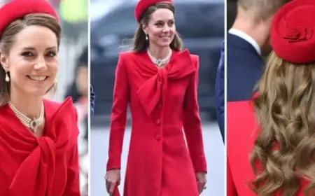 عودة متألقة للأميرة كايت فى يوم الكومنولث