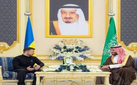 بيان سعودى – أوكرانى: الرياض تأمل فى إنهاء الأزمة الأوكرانية