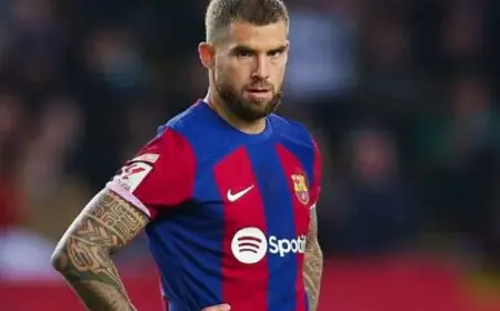 برشلونة يعلن تمديد عقد إينيجو مارتينيز حتى صيف 2026
