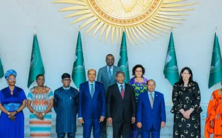القيادات الجديدة لمفوضية الاتحاد الأفريقى تتولى مهام عملها رسميا