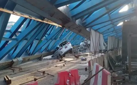 مصرع وإصابة 29 شخصا إثر انهيار جسر قيد الإنشاء فى بانكوك