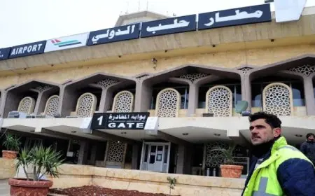 مطار حلب الدولى يعود للخدمة اعتبارا من 18 مارس