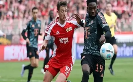 بايرن ميونخ يتعادل مع يونيون برلين 1-1 فى الدورى الألمانى