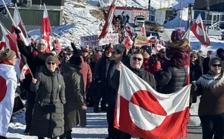 مظاهرة رافضة لخطط ترامب فى جرينلاند