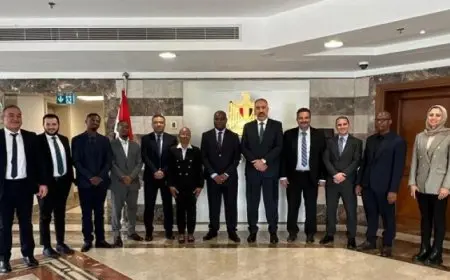 وفد فنى تنزانى يزور البنك المركزى للتعرف على تجربته الناجحة فى مجال الأمن السيبرانى