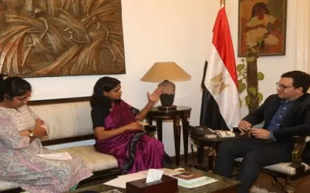 وزير الثقافة يتسلّم دعوة للمشاركة فى قمة ويفز 2025 بمومباى