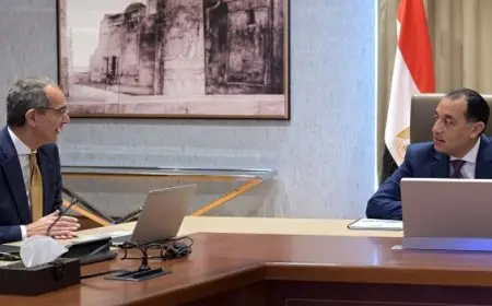 رئيس الوزراء يُتابع مع وزير الاتصالات جهود تعزيز التحول الرقمى