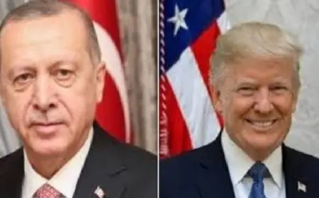 أول اتصال هاتفى بين أردوغان وترامب يتناول العلاقات الثنائية والوضع بأوكرانيا وسوريا