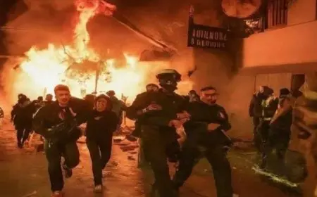 عشرات القتلى والجرحى بحريق ملهى ليلى بمقدونيا الشمالية