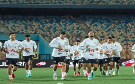 المنتخب الوطنى يخوض اليوم مرانه الثانى قبل السفر للمغرب غدًا لمواجهة إثيوبيا