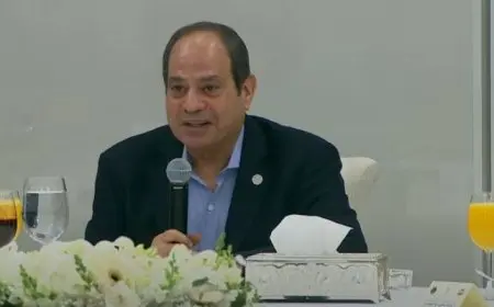 الرئيس السيسى خلال زيارة أكاديمية الشرطة: لا يمكن لأحد المساس بمصر