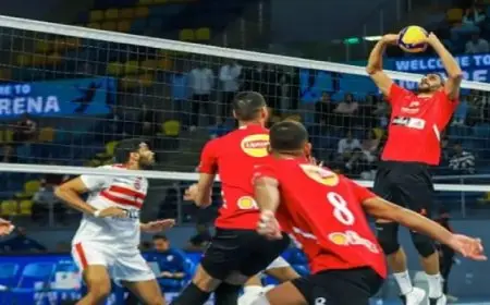 قمة حاسمة الليلة بين الأهلى والزمالك فى نصف نهائى بطولة الدورى للكرة الطائرة