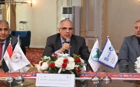 وزير الرى يشهد فعاليات ندوة مركز التدريب و دوره المحورى فى محاور الجيل الثانى من منظومة الرى المصرية
