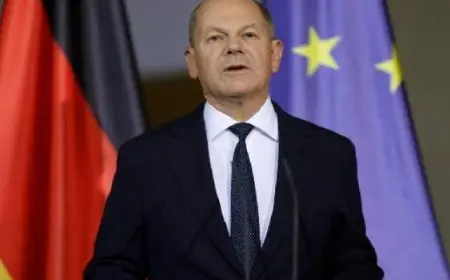 شولتز: على أوروبا أن تضع أوكرانيا فى موقف قوى قبل أى وقف لإطلاق النار