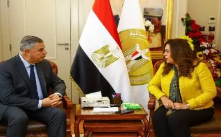 وزيرة التنمية المحلية تتابع مع محافظ الإسكندرية عدد من ملفات العمل المختلفة