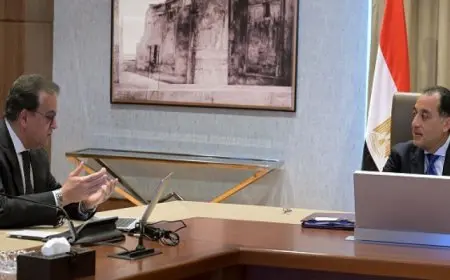 رئيس الوزراء يلتقى وزير الصحة ويؤكد حرص الدولة على توطين صناعة الدواء فى مصر