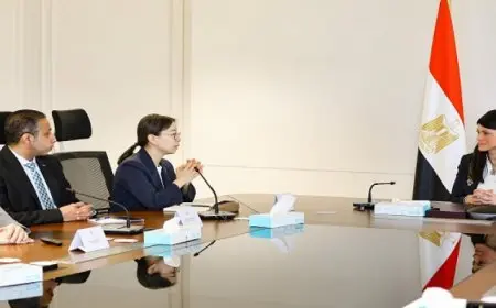 المشاط تبحث مع بعثة الوكالة الكورية للتعاون الدولى تطورات مشروع إنشاء منصة رقمية للفحص والتتبع لتسهيل التجارة