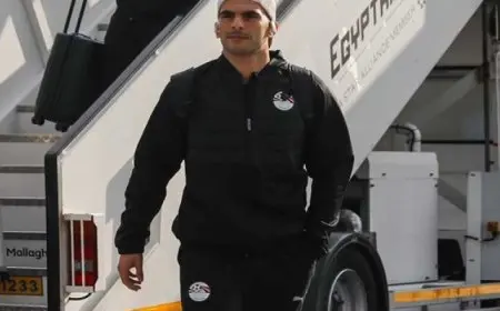 بعثة منتخب مصر تعود إلى القاهرة قادمة من المغرب بعد مواجهة إثيوبيا فى تصفيات كأس العالم