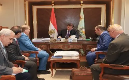 وزير الزراعة يبحث مع رئيس شركة ميفاك توطين تكنولوجيا الصناعة فى مصر