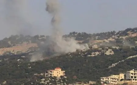 قذيفة مدفعية إسرائيلية تستهدف أطراف بلدة شبعا فى جنوب لبنان