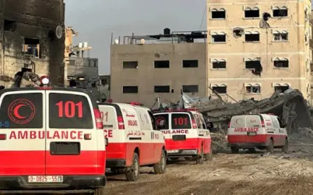 الهلال الأحمر الفلسطينى: مصير 9 من طواقم الإسعاف فى رفح لا يزال مجهولا منذ 3 أيام