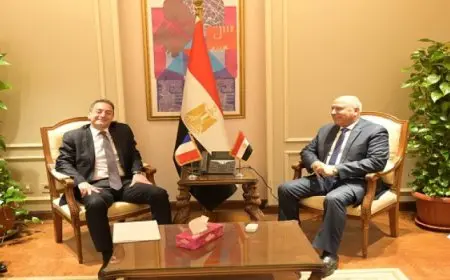 كامل الوزير يبحث مع السفير الفرنسى بالقاهرة المخطط الزمنى لبدء انشاء مجمع الستوم الصناعى ببرج العرب