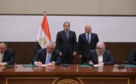 مدبولي يشهد توقيع عقد مجمع صناعات معدنية داخل “اقتصادية قناة السويس” بـ 1.65 مليار دولار